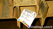 Thermal Transfer Tag Tag attached with Wall Clip