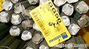 Rusty Steel Tag Long-Term Weather Resistant